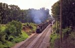 NS 2747 leads a westbound train